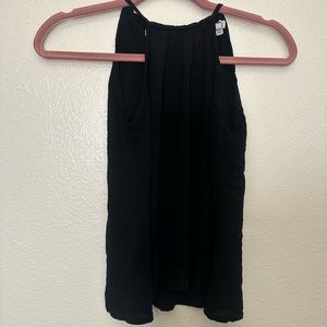 Adjustable black halter top by Florencia Arias Hawaii